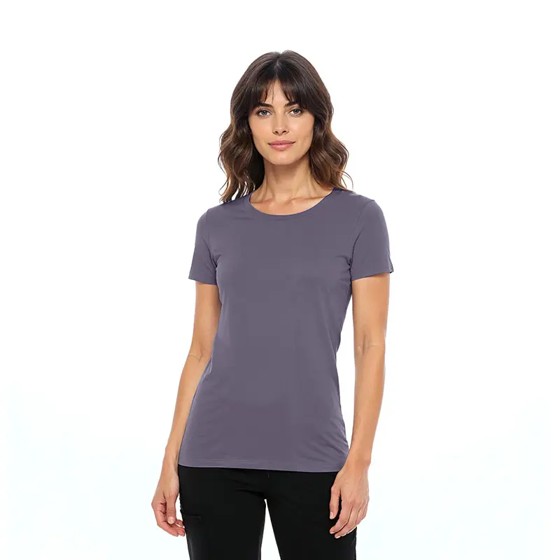 WOMEN'S SHORT SLEEVE ROUND-NECK T-SHIRT UNDER SCRUB (STYLE# 7167)