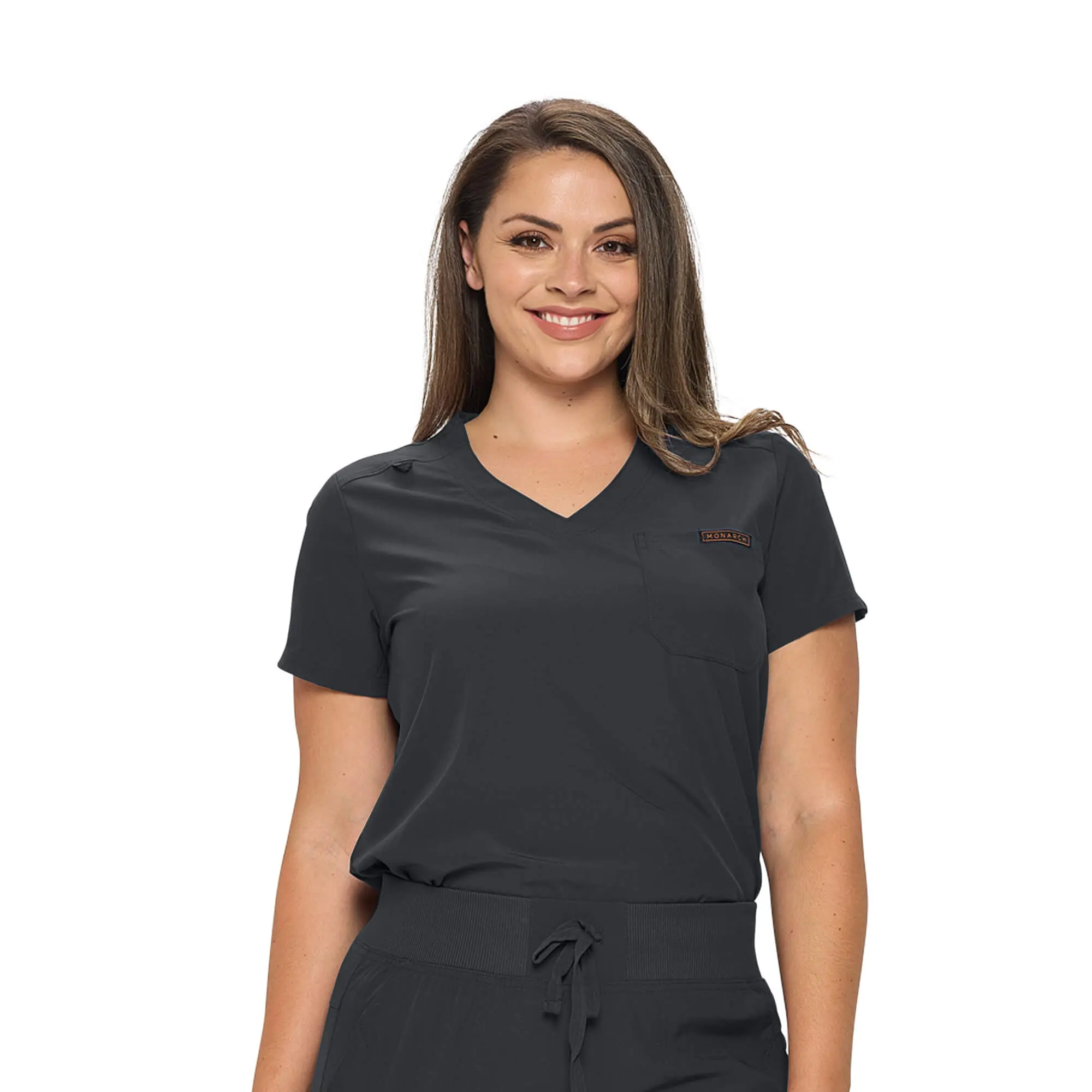 BLUSA MÉDICA PREMIUM ELÁSTICA TIPO JOGGER PARA MUJER (MODELO Nº 3103TOP)